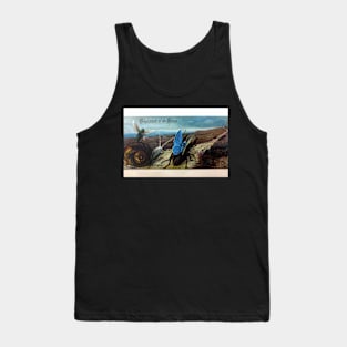 Bizarre Victorian Christmas Racing Insects Greeting Tank Top